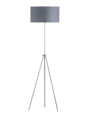 BHS Silver Pol Rise & Fall Tripod Floor Lamp - Image 4 of 4