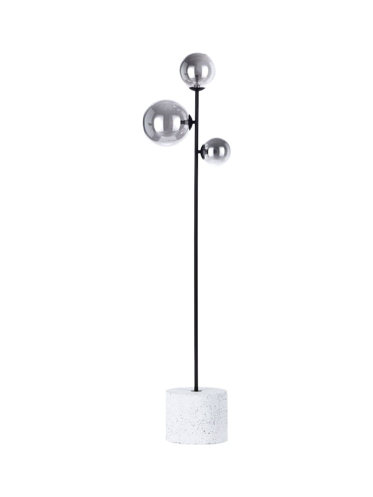 BHS Black Forella Floor Lamp - Image 4 of 4