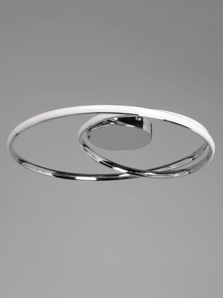 BHS Chrome Renzo LED Ceiling Light - Image 2 of 5