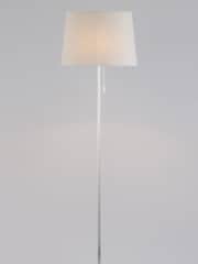 BHS Chrome Bryant Oval Floor Lamp - Image 3 of 4