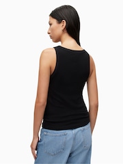 AllSaints Black Rina Tank Top - Image 2 of 7