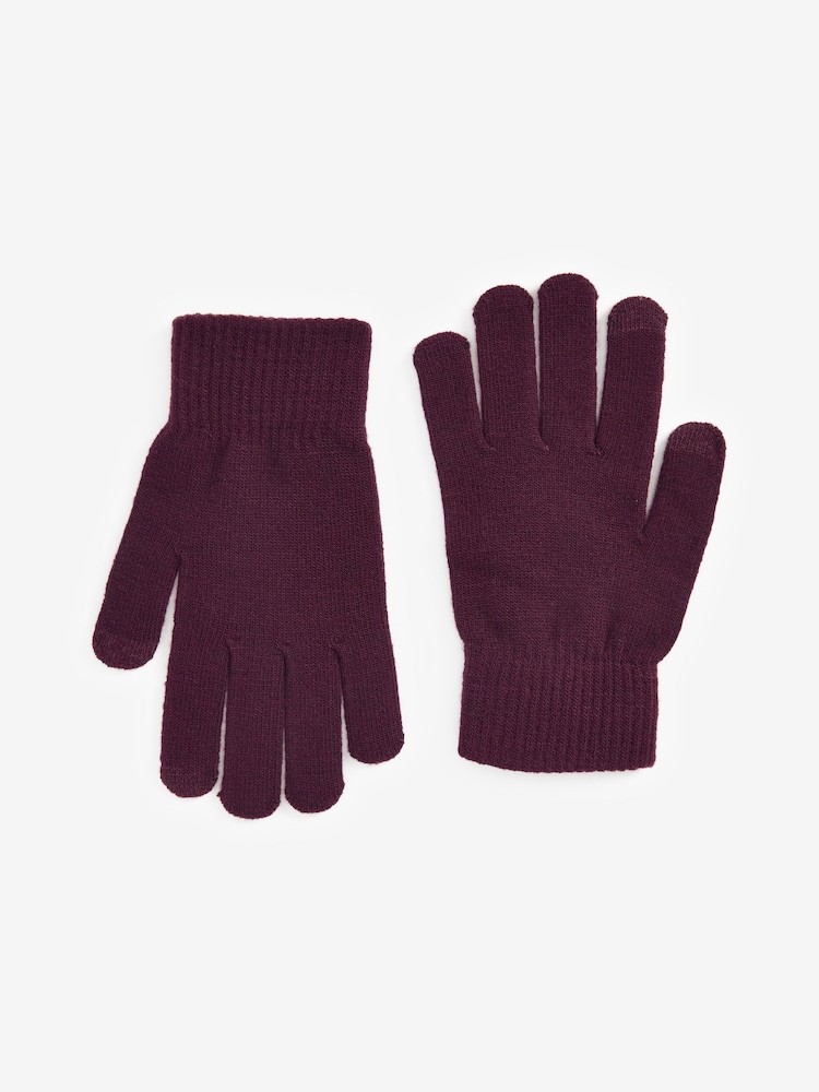 Navy/Red Magic Touchscreen Gloves 2 Pack - Image 3 of 3