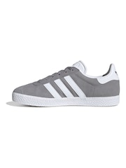 adidas Originals Grey Gazelle Trainers - Image 11 of 14