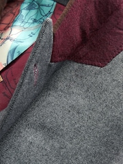 Grey Tailored Trimmed Donegal Fabric Suit Jacket - Image 11 of 14