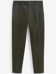Olive Green Skinny Fit Motion Flex Suit: Trousers - Image 2 of 5