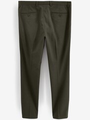 Olive Green Skinny Fit Motion Flex Suit: Trousers - Image 3 of 5
