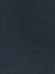 Navy Blue Trimmed Herringbone Suit Jacket - Image 12 of 12