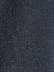 Navy Blue Trimmed Herringbone Fabric Suit Waistcoat - Image 11 of 11