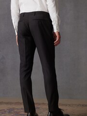 Black Signature Cerruti 100% Wool Tuxedo Suit: Trousers - Image 3 of 9