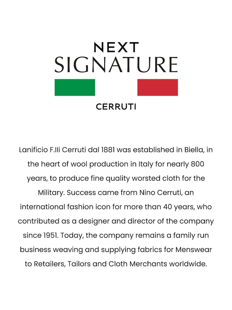 Black Signature Cerruti 100% Wool Tuxedo Suit: Trousers - Image 9 of 9