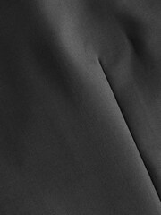 Noir - Signature Cerruti 100% Gilet smoking en laine - Image 10 of 11