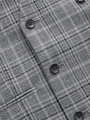 Grey Check Suit Waistcoat - Image 10 of 11