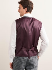 Grey Check Suit Waistcoat - Image 2 of 11