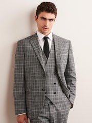 Grey Check Suit Waistcoat - Image 4 of 11