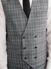 Grey Check Suit Waistcoat - Image 5 of 11