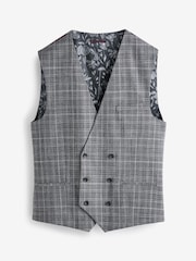 Grey Check Suit Waistcoat - Image 6 of 11
