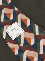 Olive Green Motion Flex Stretch Suit: Waistcoat - Image 7 of 10
