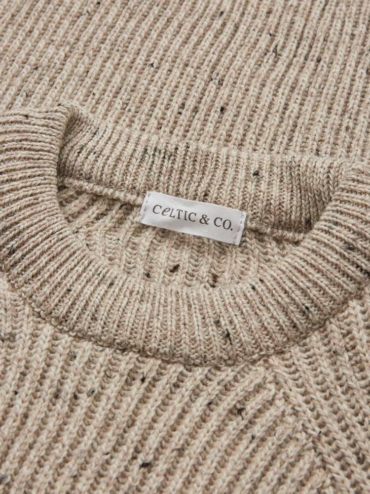 Celtic & Co. Mens Fishermans Ribbed Jumper - Image 5 of 5 Celtic & Co. Mens Fishermans Ribbed Jumper - Image 5 of 5