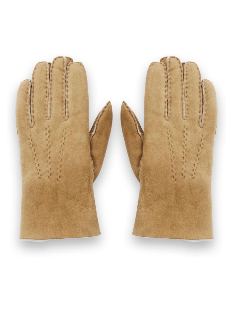 Celtic & Co. Natural Sheepskin Gloves - Image 2 of 4
