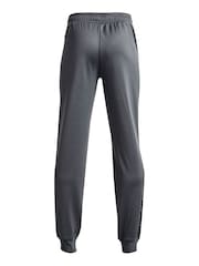 Under Armour Grey Youth Brawler 2.0 Tapered Joggers - Image 2 of 2
