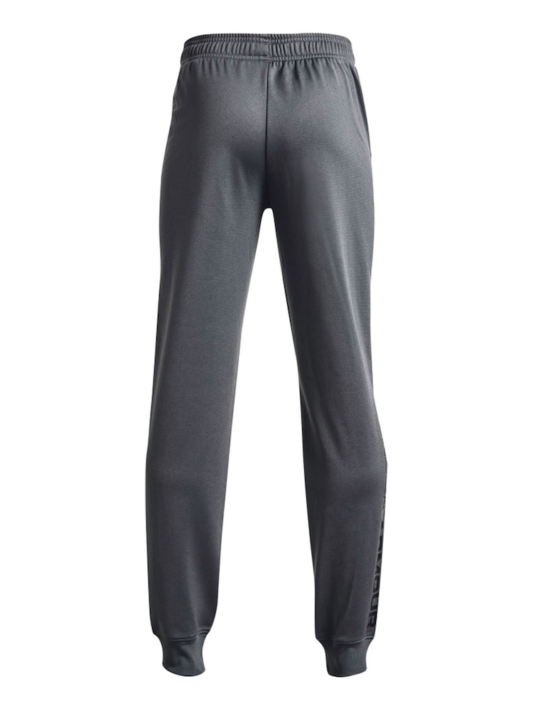 Under Armour Grey Youth Brawler 2.0 Tapered Joggers - Image 2 of 2
