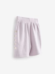 Baker by Ted Baker Lilac Purple Frilled T-Shirt and Short Set - Image 8 of 10