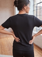 Black Active Sports Short Sleeved T-shirt - Image 5 of 8
