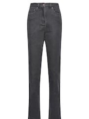 Long Tall Sally Grey UNA Stretch Mom Jeans - Image 3 of 4