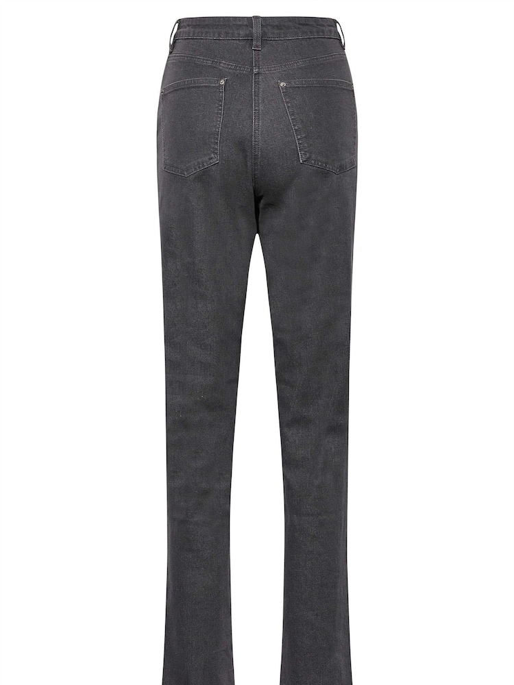Long Tall Sally Grey UNA Stretch Mom Jeans - Image 4 of 4