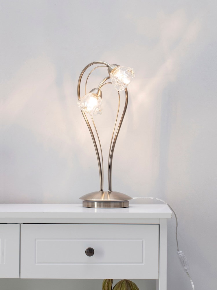 BHS Brass Marianne Table Lamp - Image 1 of 4