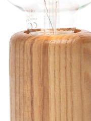 BHS Brown Theo Ash Table Lamp - Image 4 of 4