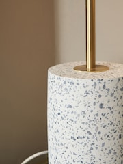 BHS White Forella Terrazzo Table Lamp - Image 5 of 7