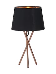 BHS Copper Drey Table Lamp - Image 2 of 5