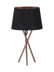 BHS Copper Drey Table Lamp - Image 3 of 5