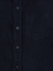 Reiss Navy Albion 3-9 yrs Corduroy Cutaway Collar Shirt - Image 6 of 6