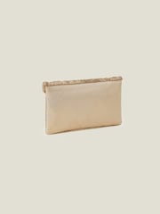 Accessorize Gold Tara Clutch Bag - Image 3 of 3