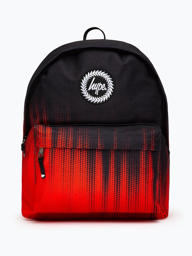 Hype. Red Half Tone Fade Backpack - Image 1 of 1 Hype. Red Half Tone Fade Backpack - Image 1 of 1