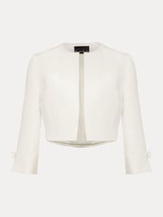 Phase Eight Cream Zoelle Bow Detail Jacket - Image 6 of 6