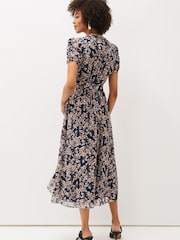 Phase Eight Zendaya Blue Floral Dress - Image 3 of 7