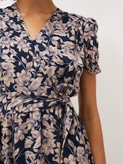 Phase Eight Zendaya Blue Floral Dress - Image 6 of 7