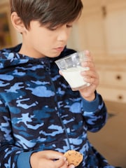 Blue Camouflage Fleece All-In-One (3-16yrs) - Image 3 of 5