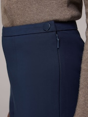 Whistles Blue Camilla Wide Leg Trousers - Image 4 of 5