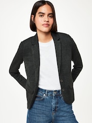 Whistles Grey Slim Jersey Jacket - Image 1 of 5