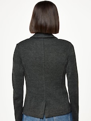 Whistles Grey Slim Jersey Jacket - Image 2 of 5