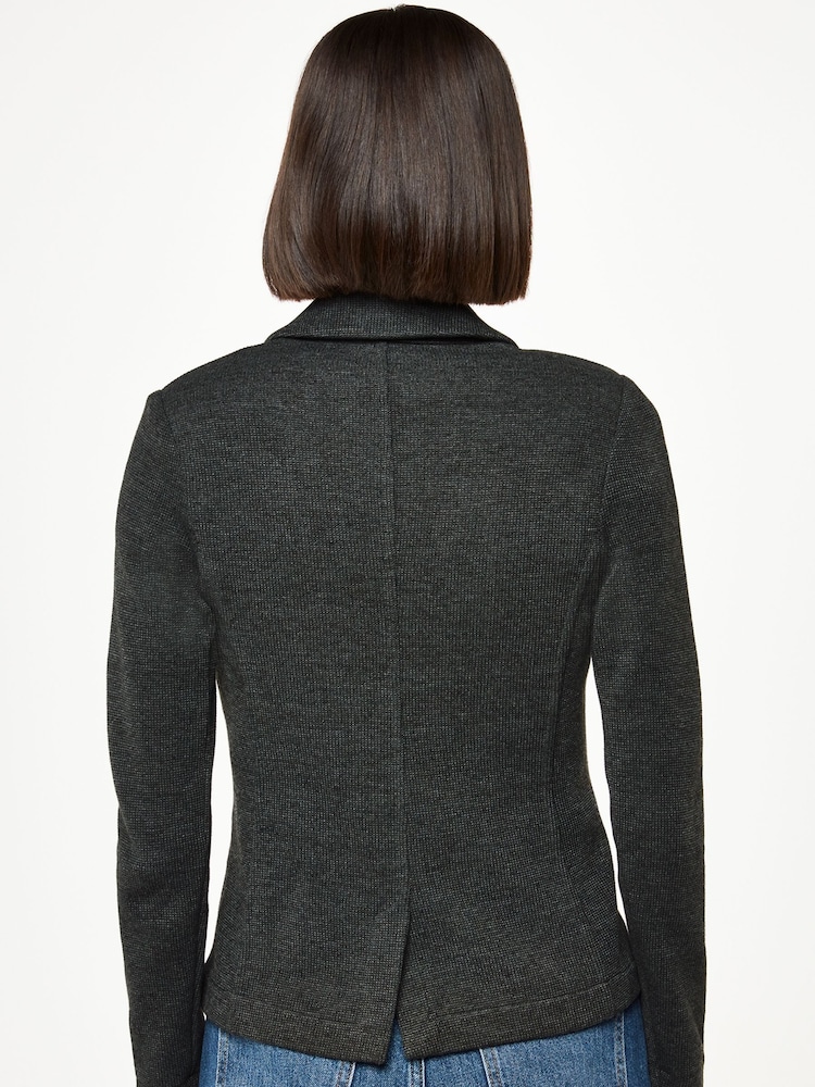 Whistles Grey Slim Jersey Jacket - Image 2 of 5