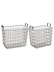 Essentials by Premier Black Black Wire Storage Baskets - Image 3 of 4