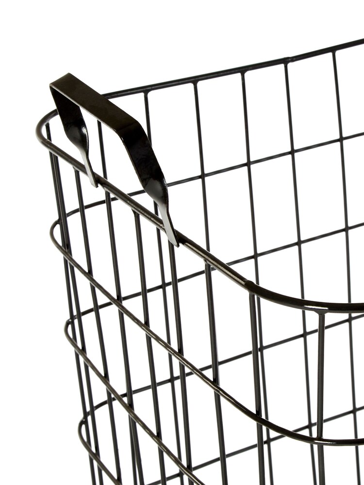 Essentials by Premier Black Black Wire Storage Baskets - Image 4 of 4