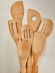 Maison by Premier Natural Kyoto Kitchen Tool Set 6 Utensils Holder - Image 1 of 2