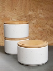 Interiors by Premier Natural Fenwick Stackable Canisters - Image 2 of 4