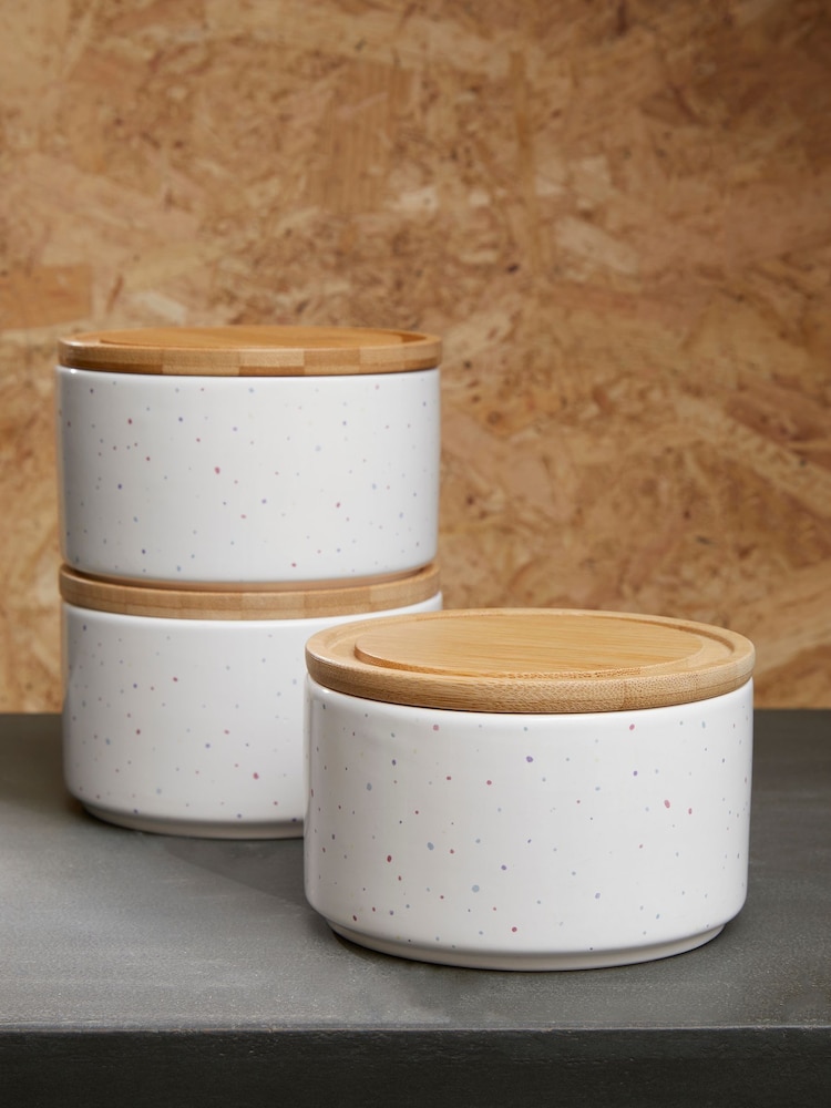 Interiors by Premier Natural Fenwick Stackable Canisters - Image 4 of 4 Interiors by Premier Natural Fenwick Stackable Canisters - Image 4 of 4